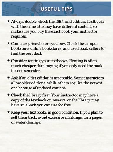 6.4 Buying Textbooks cover