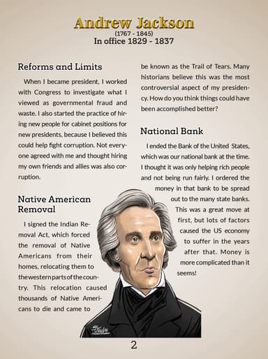 7. Andrew Jackson cover