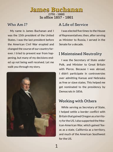 15. James Buchanan cover