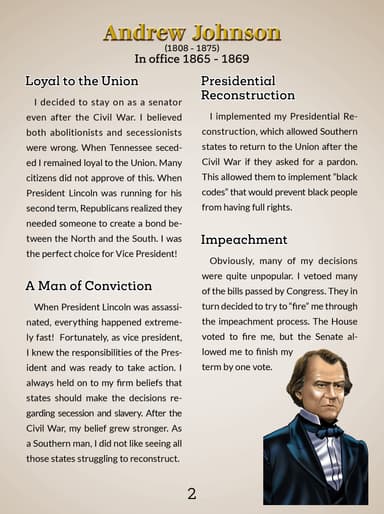 17. Andrew Johnson cover